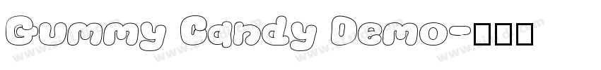 Gummy Candy Demo字体转换